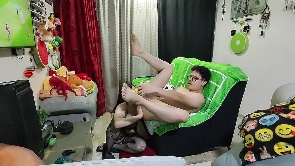 what a slut—a delicious cock-sucking and ass-licking session, finishing on my step-cousin the whore s face.