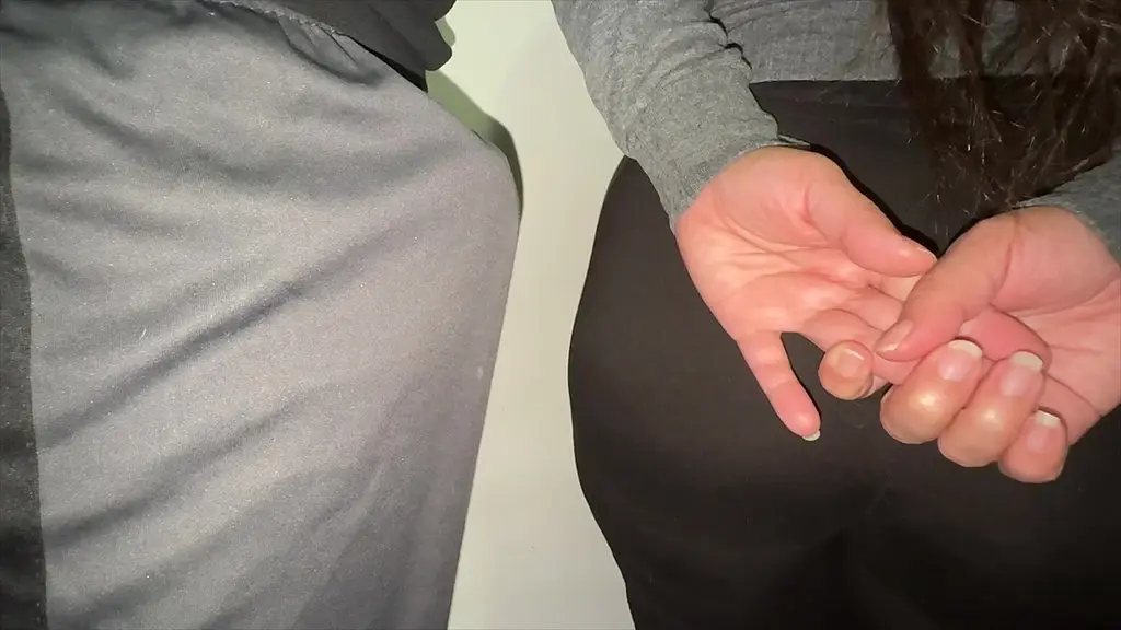 she grabs a stranger s dick