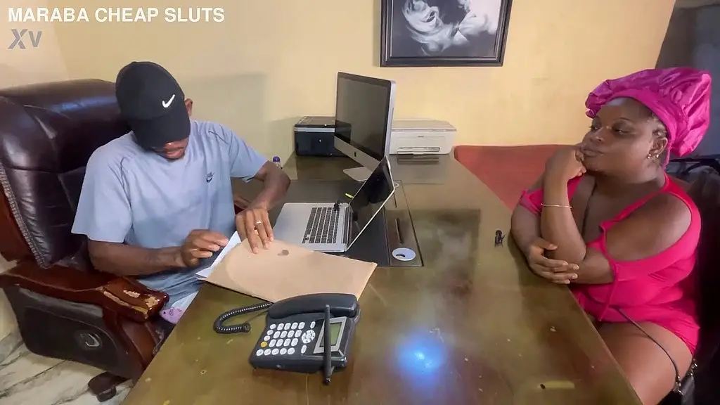 alphabaddie and harveyxbush meets in the office