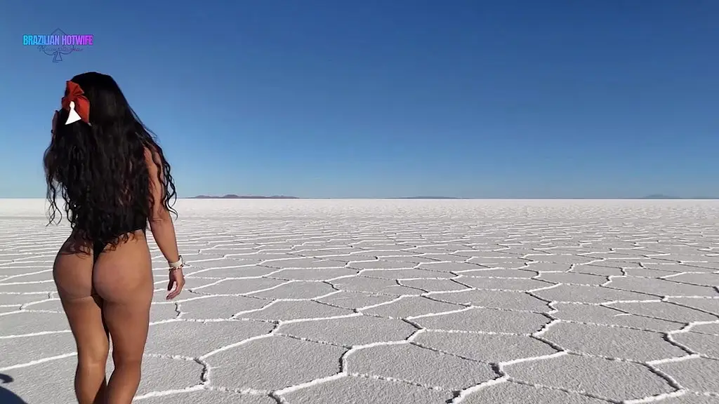 aprontamos no meio do do salar de uyuni...