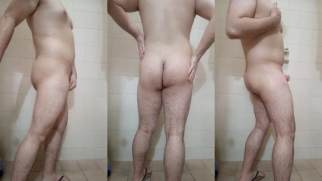 ass n thigh worship in the shower
