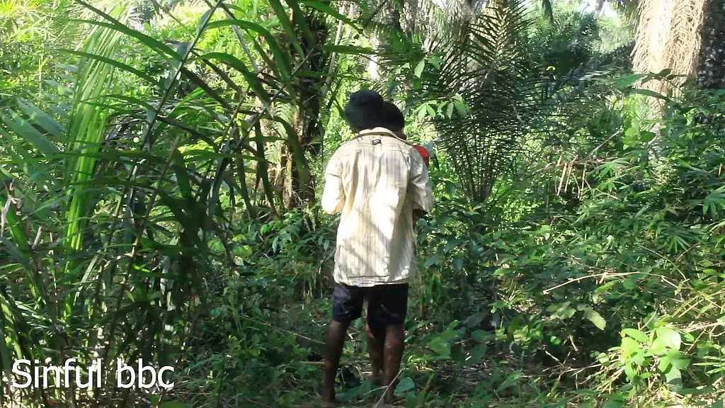 i found a slut picking firewood in the bush