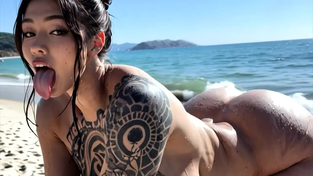ai generated 18 year old pussy with big ass get a huge load cumshot
