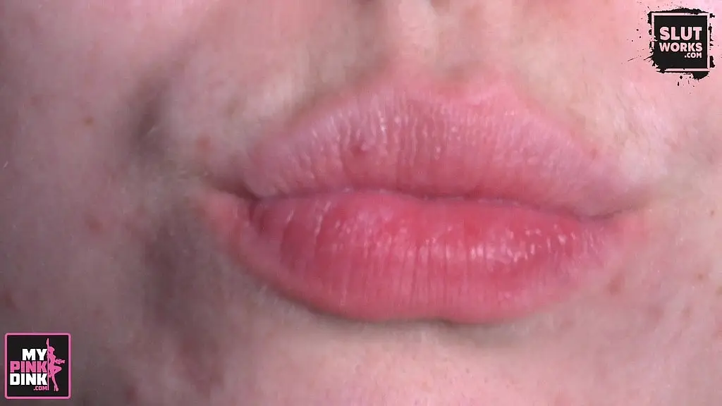 extreme mouth close up
