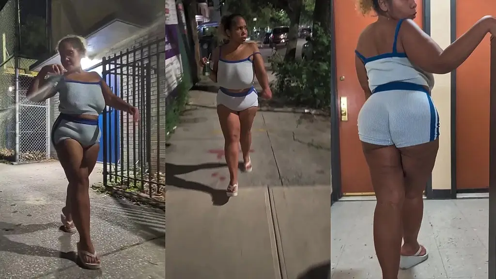 bow legged walk thick thighs natural fat ass redbone light skin boricua mami
