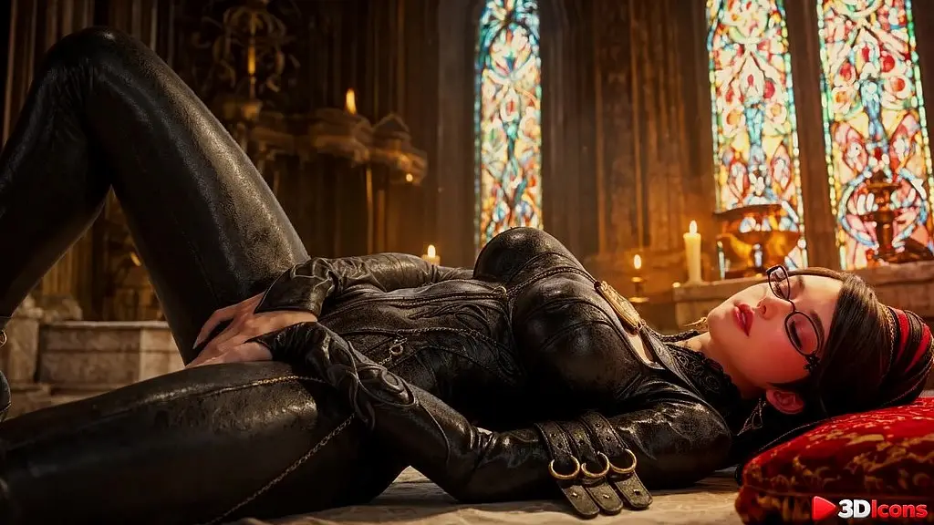 in the gothic church dressed as bayonetta... he couldn’t resist and fucked me hard against the altar [ai]