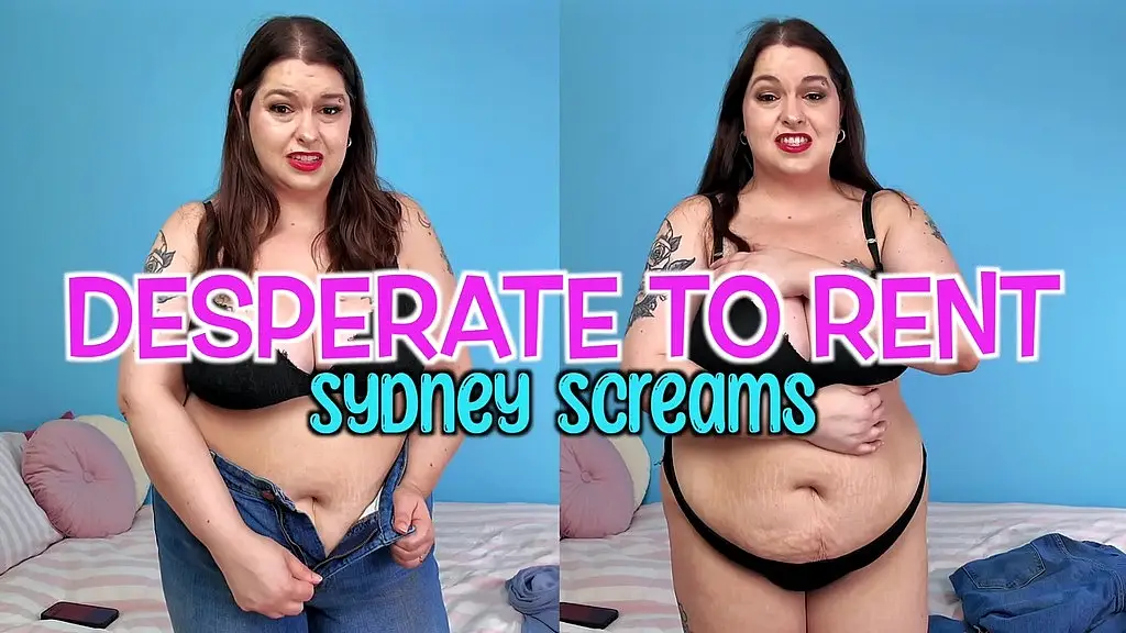 desperate to rent - you make embarrassed sydney screams strip and perform for your amusement in order to rent a bedroom in your house - enf, following your orders, embarrassed stripping