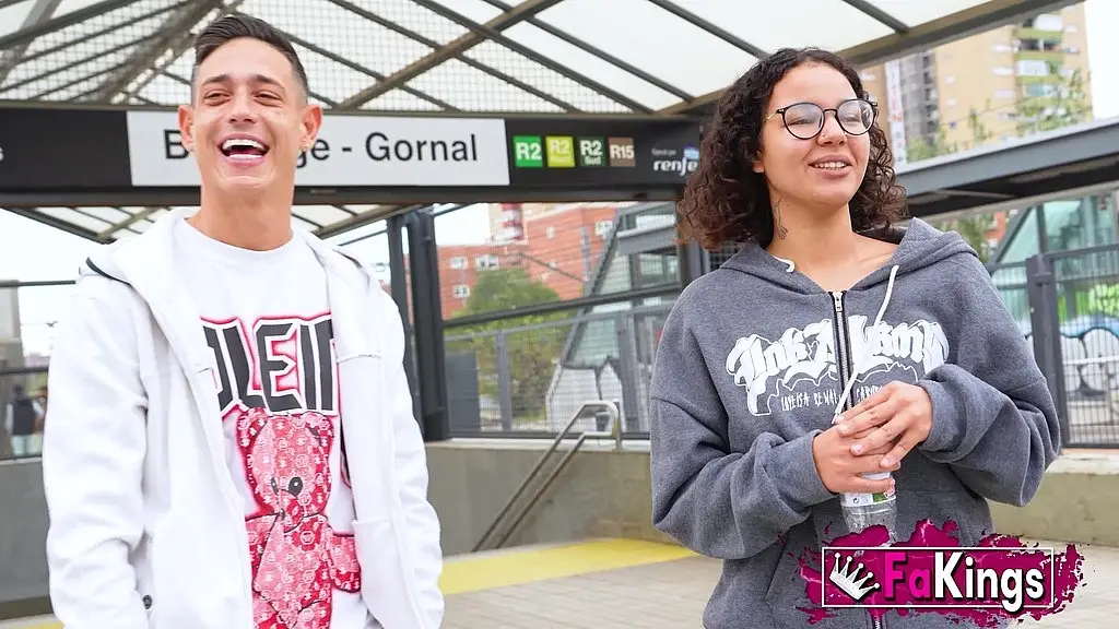 gorgeous glasses girl amateur fucked by a pervert. lily morena gets cock on fakings