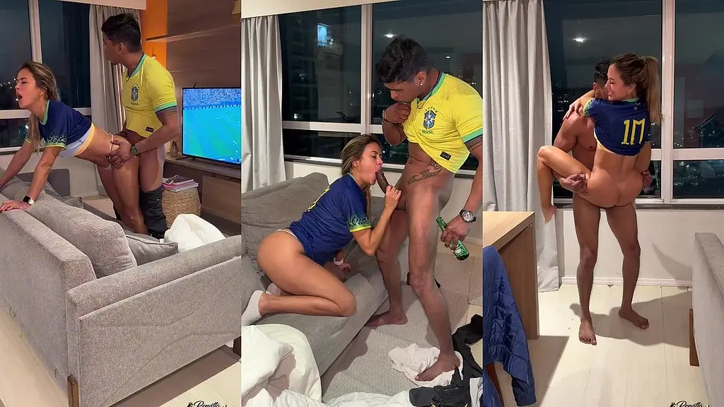 quero a rola desse macho, seu corno manso - personal pauzudo foi assistir o brasil na casa da gataaasp e fudeu a casada safada na frente do marido corno mano.