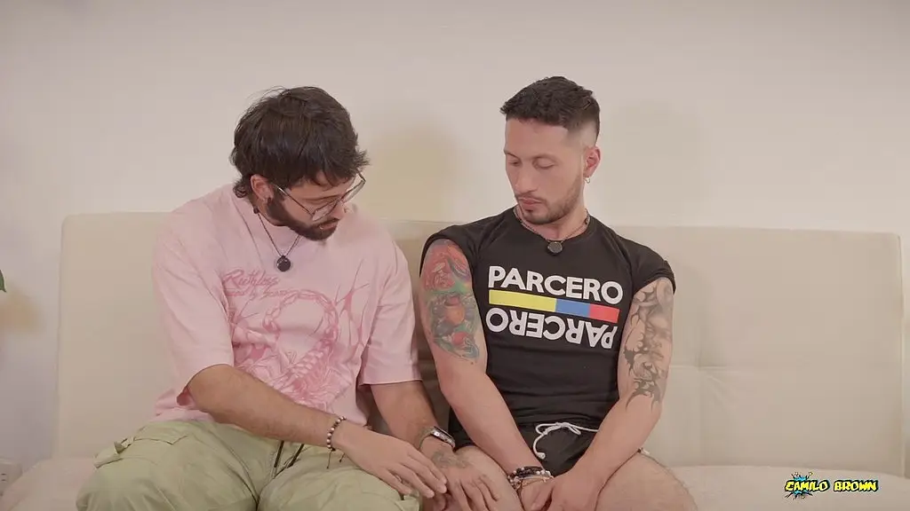 facesitting anal creampie camilo brown breeds athletic daddy el pelinegro bareback after eating his ass