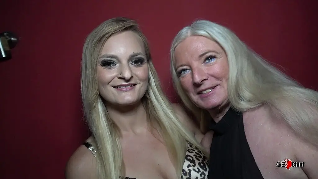 mother-in-law goes with daughter-in-law to a creampie gangbang group sex orgy