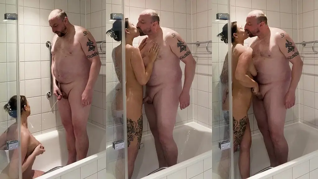shower & pee with danni
