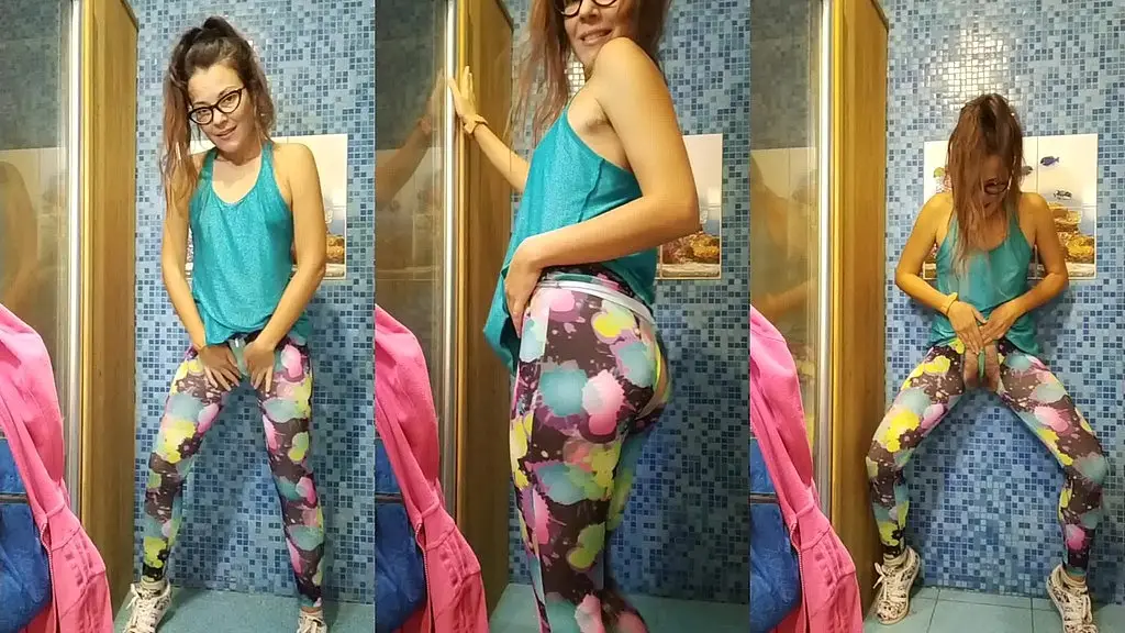 pee in my training leggings#masturbation