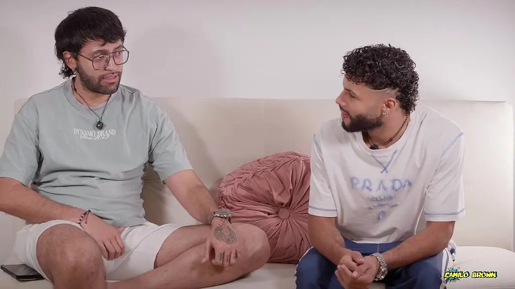 anal creampie athletic roommate esneider parra got home burned out from college but camilo brown had just what he needed