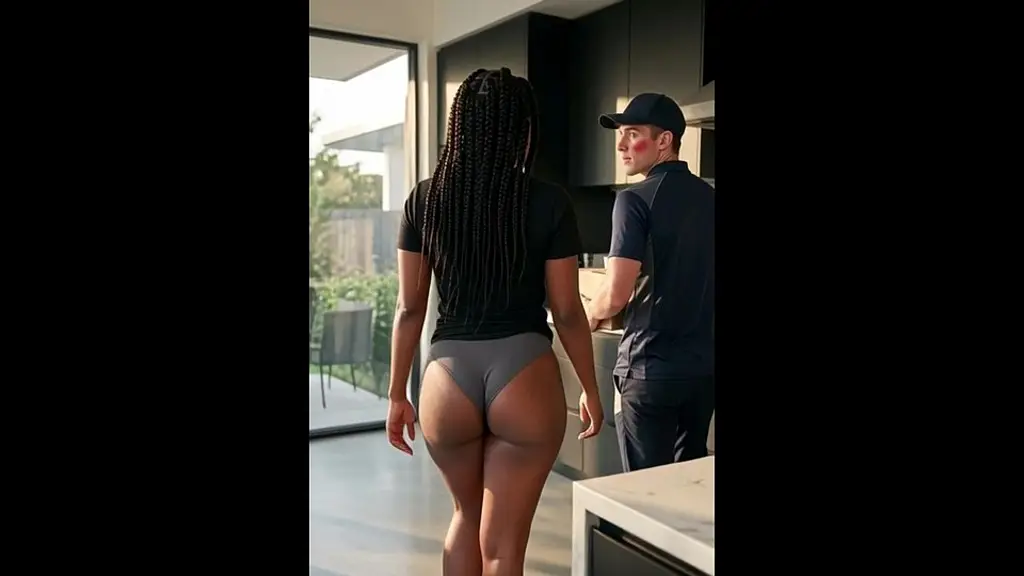 hermosa mujer morena curvy esta semi-desnuda para que la morbocee el domiciliario... le pide que le de sin piedad...