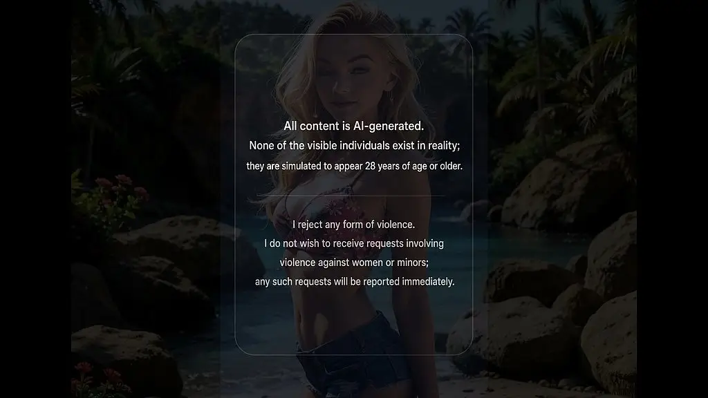 ai generated isabell on vacation with added ai voice
