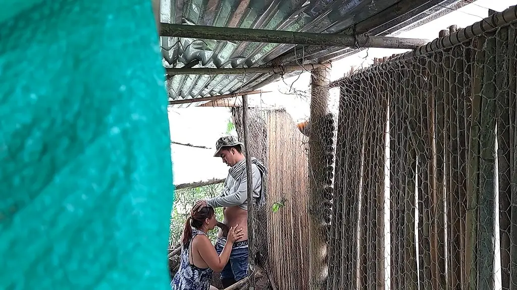 i record my neighbor s whore when she gets fucked in the corral. part 1