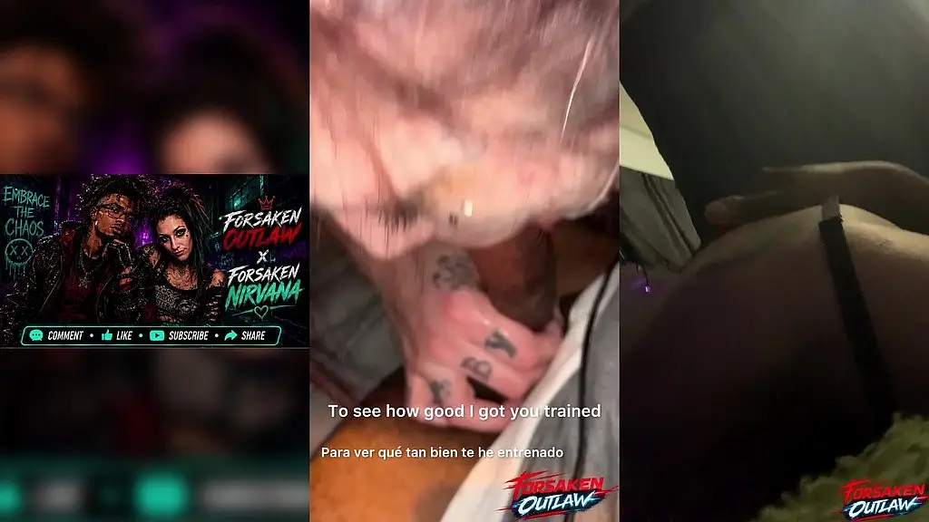 tattoo slut gives the sloppiest throat
