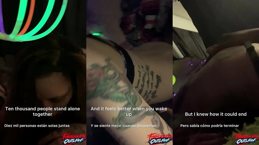 led’s and suck by an emo rave girl