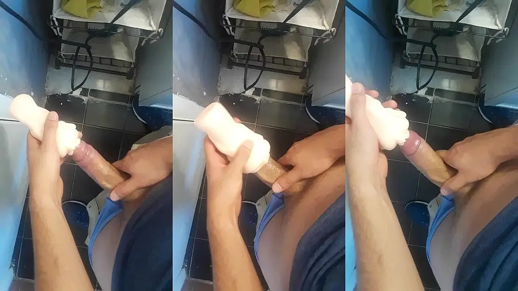 probando vagina de goma