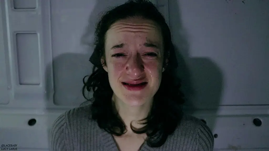 “girl cries in the back of an unmarked van”