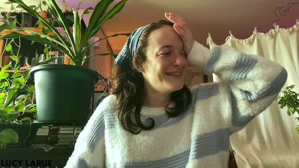 laughing at you for thinking she gave you her real name