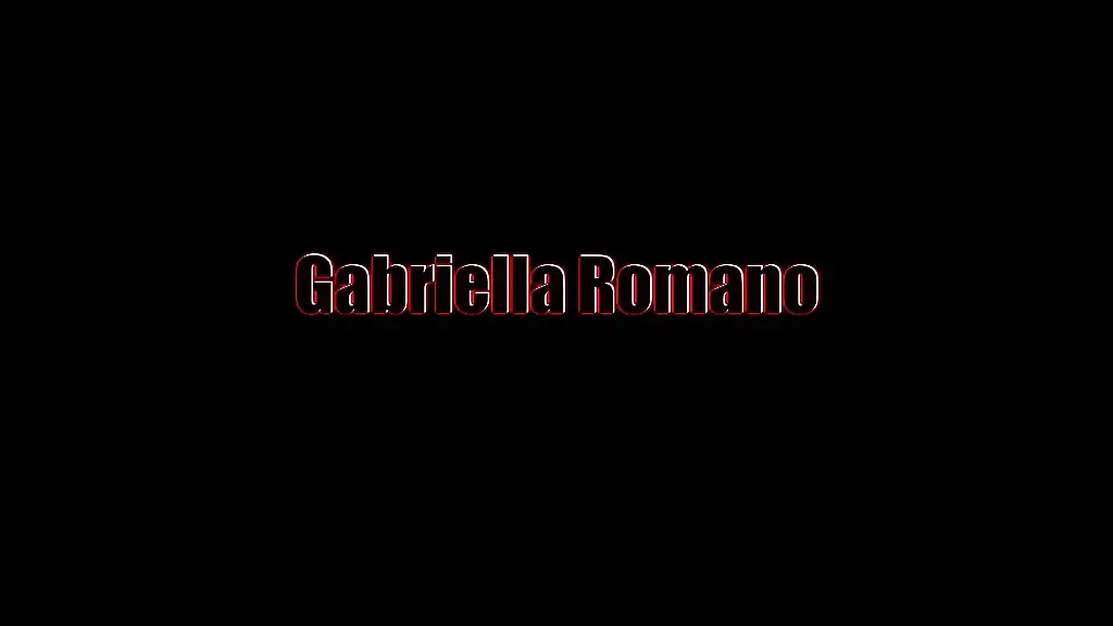 gabriella romano swallows big black cock cum