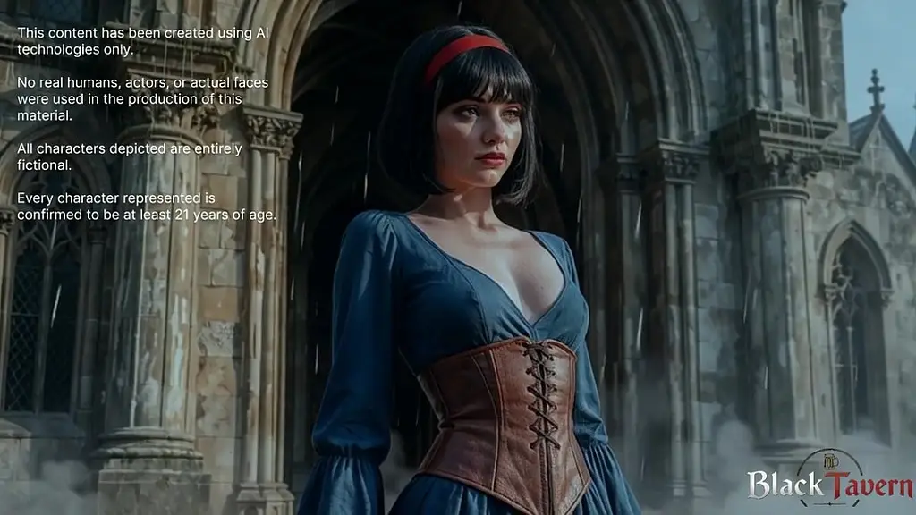 a cute beauty had sex with a handsome guy with a big black dick in an abandoned church [ai]