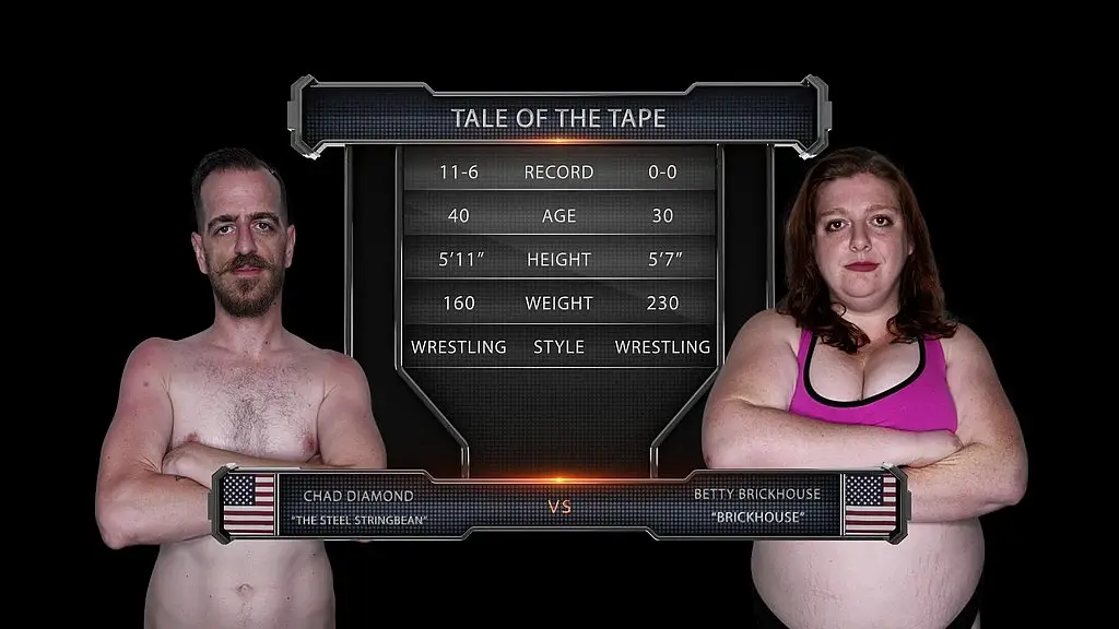 betty brickhouse vs chad diamond mixed wrestling