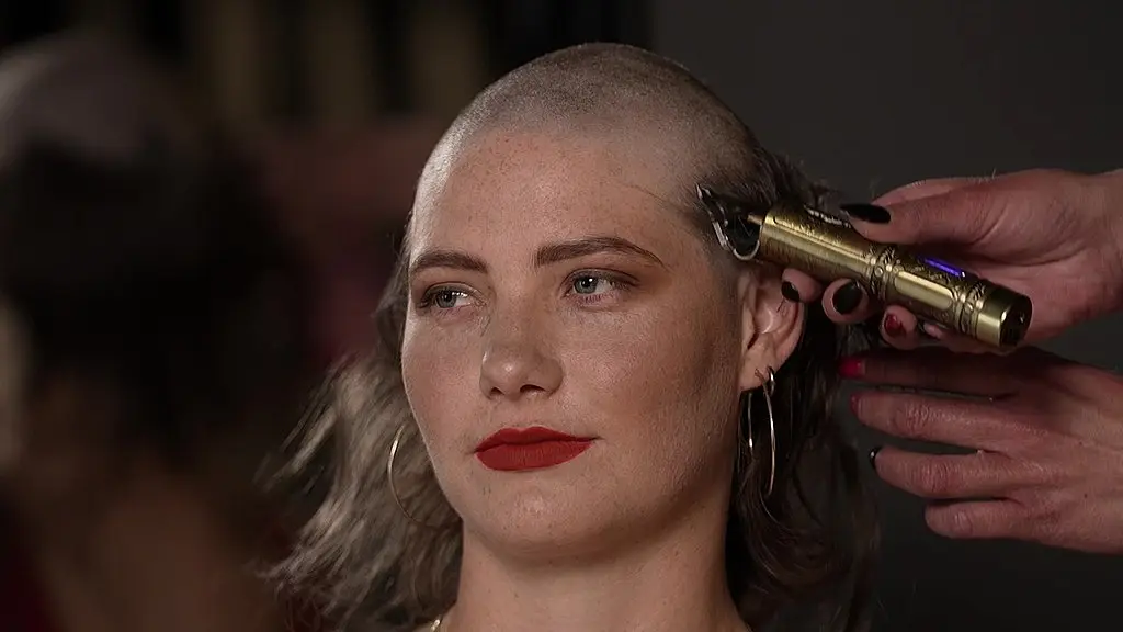 vanya - from medium-length hair to a buzz cut (step 1)