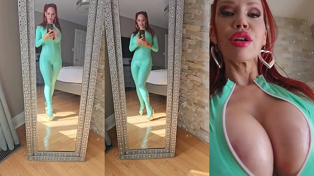 my latex mint catsuit