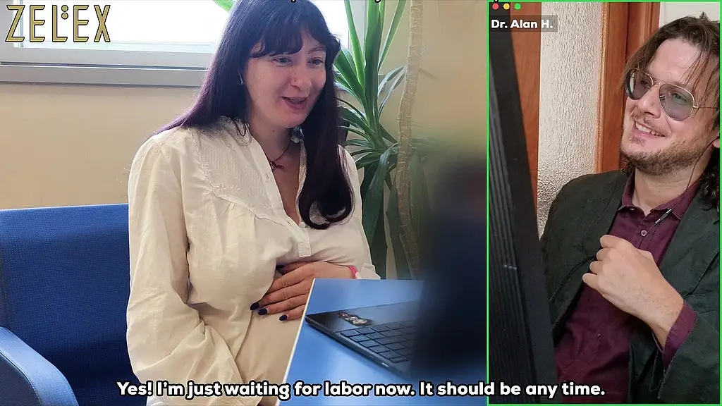 italian step-sister who got pregnant by step-brother fucks him again during the last month of her pregnancy!  