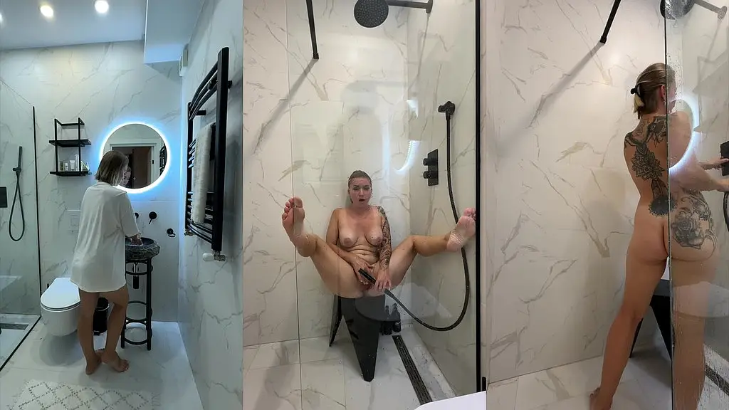 i’m masturbating in the shower and squirting – my wet pussy craves a thick cock