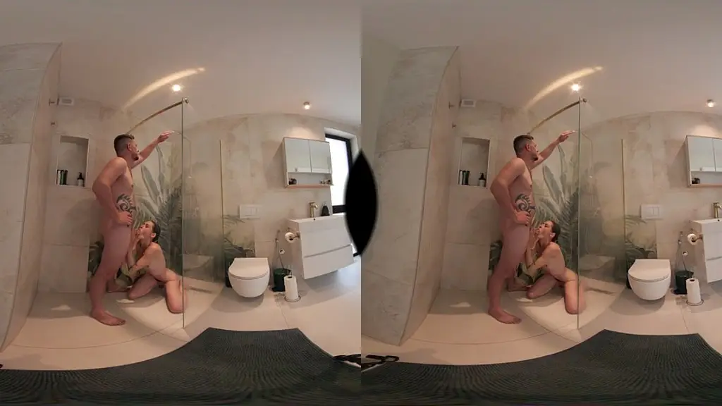 cum in my mouth!!  intense romantic shower sex tiffany tatum vr