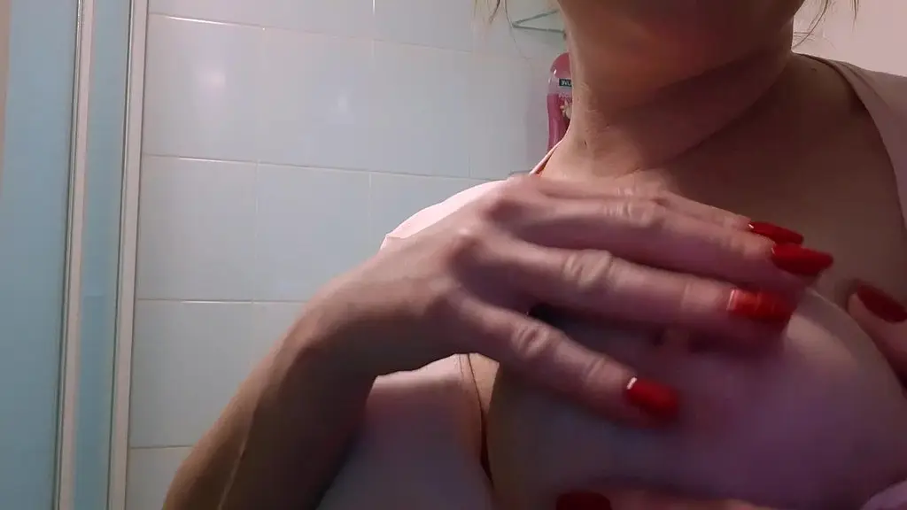 spitting on nipples and wetting t-shirt next join me in shower