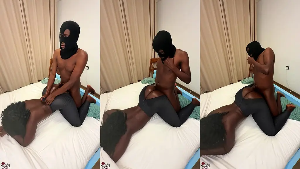 pants torn open, big ass oiled, then hard doggie strokes