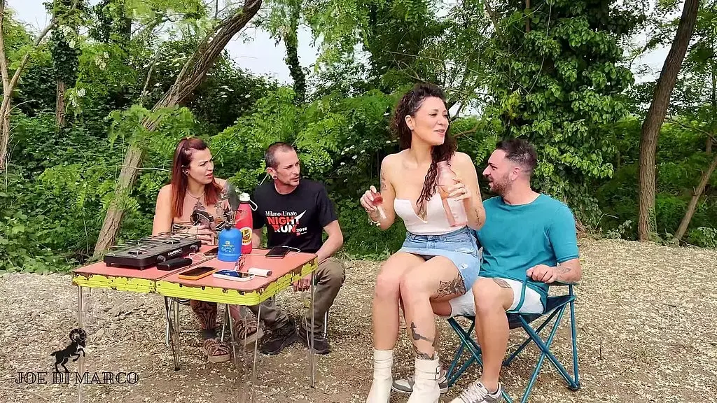 camping in italy ended up in an orgy