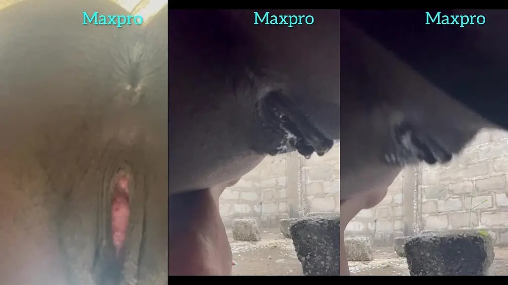 village slut captured peeing in an uncompleted building