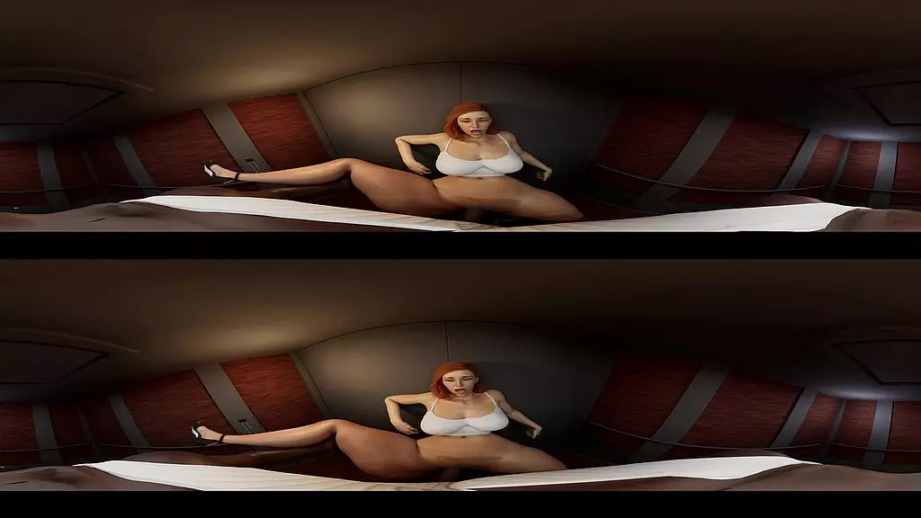 VR трахает моего учителя в лифте между уроками