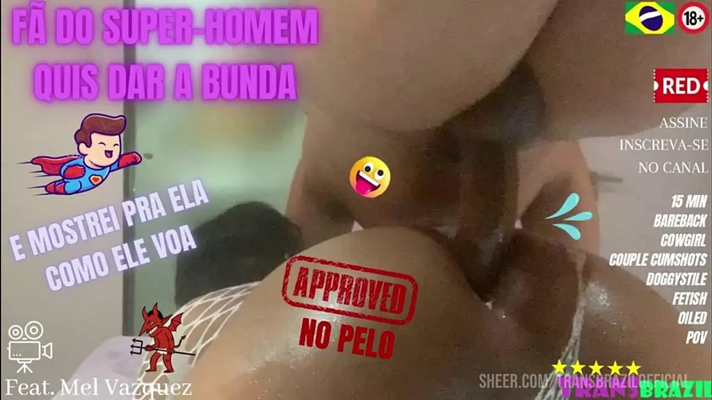 fa do super-homem quis dar a Bunda e Mostrei Pra ela como ele voa