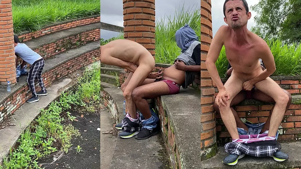 межрасовый секс в заброшенном парке 05 02